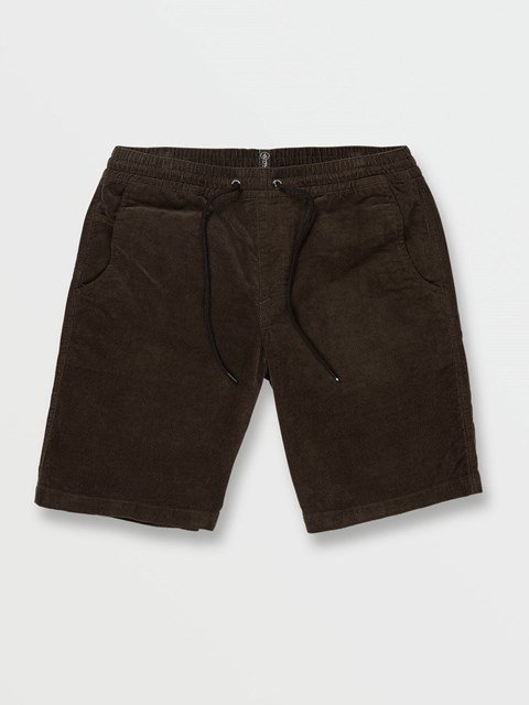 Volcom Rainer Mix Elastic Pasem Shorts Černé | 364098-DLT