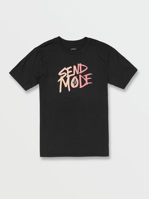 Volcom Send Mode Tech Krátké Sleeve Tee Černé | 982571-OAY