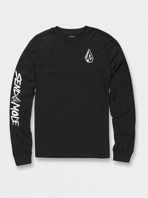 Volcom Send Mode Tech Long Sleeve Tee Černé | 495872-FGV