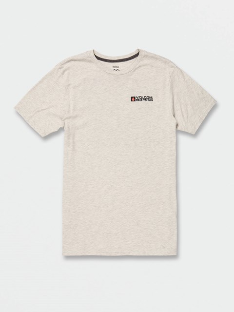 Volcom Slider Krátké Sleeve Tee Bone Heather | 764583-LPI