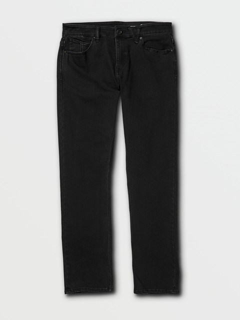 Volcom Solver Modern Fit Jeans Černé | 139607-JUP