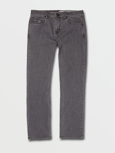 Volcom Solver Modern Fit Jeans Šedé | 856237-GFW