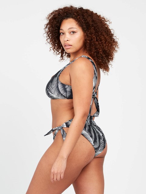 Volcom Stay Or Leaf Tie Side Hipster Plus Size Bikiny Bottom Černé | 036249-FXU