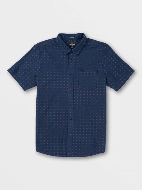 Volcom Stone Mags Krátké Sleeve Shirt Tmavě Blankyt | 630759-UNY