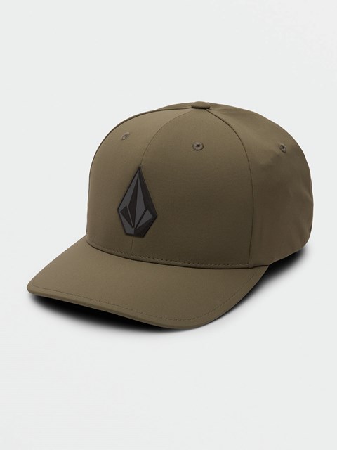 Volcom Stone Tech Flexfit Delta® Hat Zelene | 453076-VHK