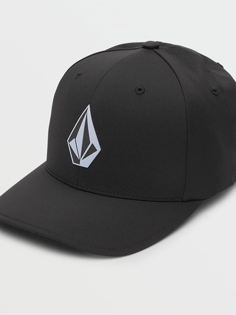 Volcom Stone Tech Flexfit Delta® Hat Černé | 182970-IZG