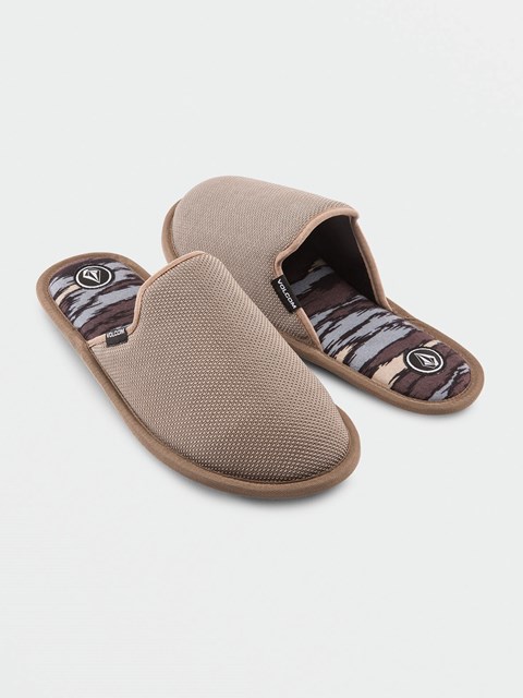 Volcom Stoney Motel Pantofle Hnědožlutý | 459127-WHY