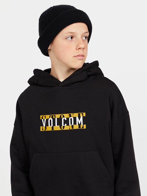 Volcom Strikehood Pullover Hoodie Černé | 948217-OLW