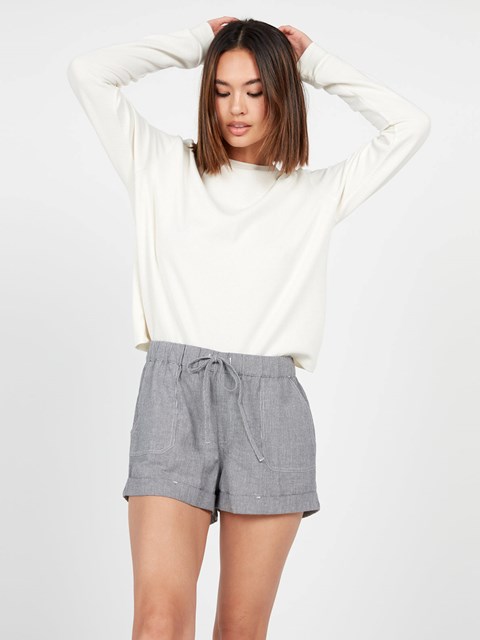 Volcom Sunday Strut Shorts Černé | 318205-NWO