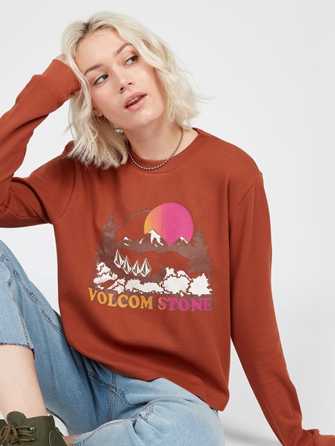 Volcom Thermality Long Sleeve Shirt Tmavě | 576094-DYJ