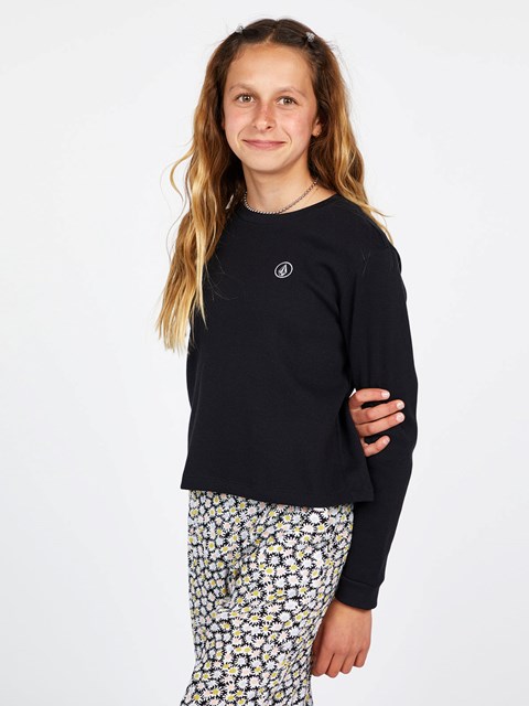 Volcom Thermality Long Sleeve Tee Černé | 409861-JVG