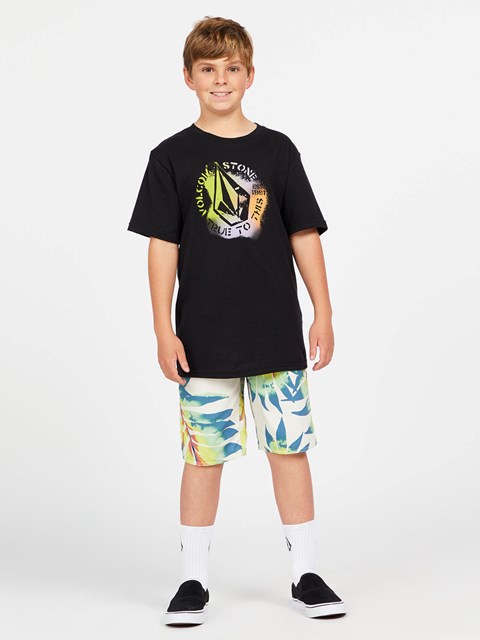 Volcom Toy Krátké Sleeve Tee Černé | 970568-PDQ