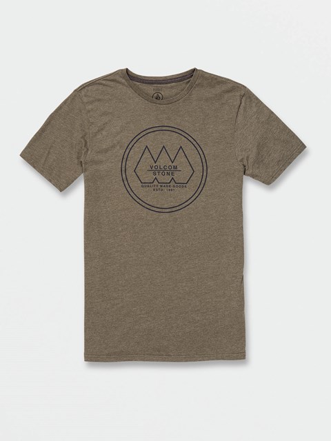 Volcom Tristone Krátké Sleeve Tee Olivy Zelené | 163785-PQA