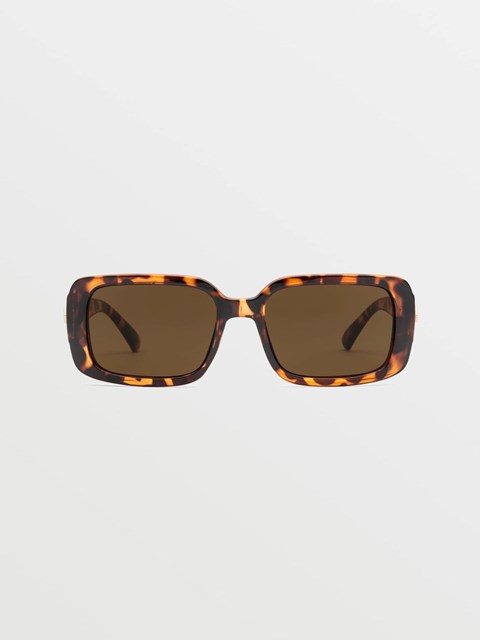 Volcom True Sunglasses Gloss Tort / Bronze | 853146-AIC