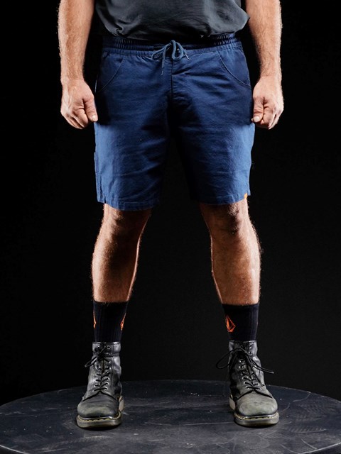 Volcom Volcom Workwear Caliper Elastic Pasem Shorts Tmavě Blankyt | 109362-VFH