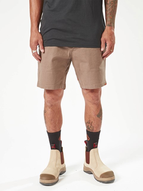 Volcom Volcom Workwear Caliper Elastic Pasem Shorts Brindle | 819762-OIQ
