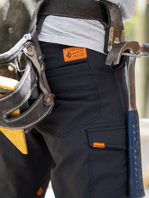 Volcom Volcom Workwear Slab Hybridní Shorts Černé | 398206-BXC