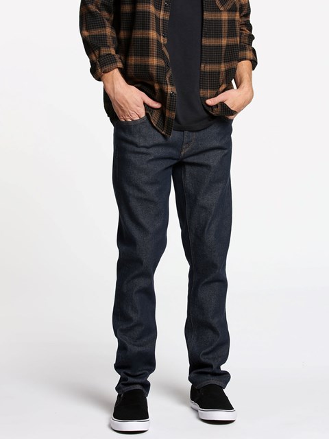 Volcom Vorta Slim Fit Jeans Indigo | 237190-FCE