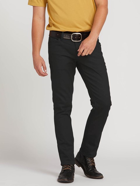 Volcom Vorta Slim Fit Jeans Černé Černé | 067431-KDF