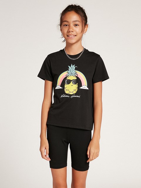 Volcom Wav-ello Grafická tee Černé | 932517-IEL