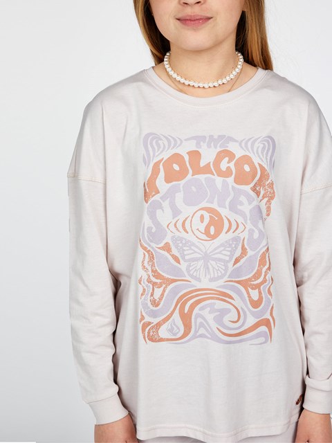 Volcom Werkin Doubles Long Sleeve Tee Ash | 420153-JEU