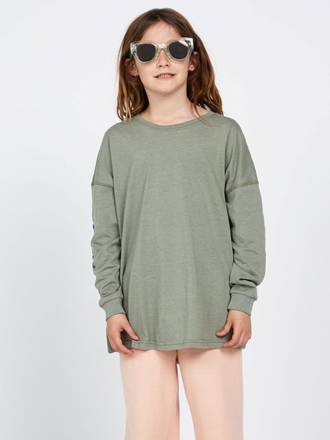 Volcom Werkin Doubles Long Sleeve Tee Světle | 962457-QBD