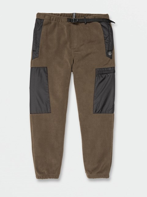 Volcom Yzzolater Fleece Pants Tmavě Olivy Zelené | 365947-VEM