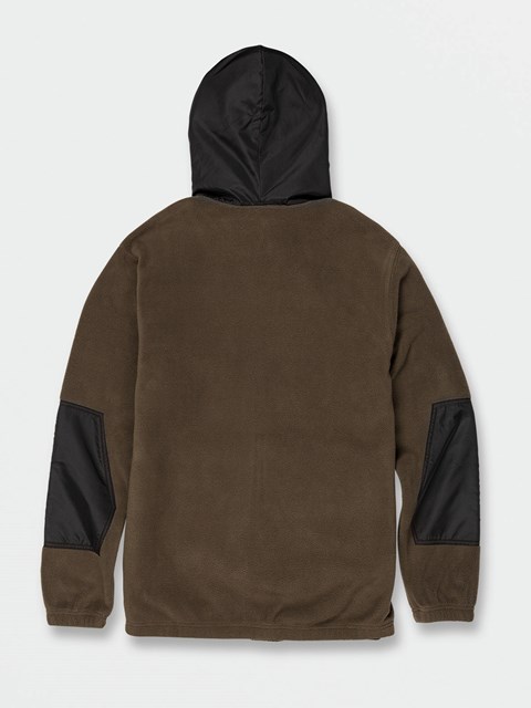 Volcom Yzzolater Podšité Zip Hoodie Tmavě Olivy Zelené | 476092-CBZ